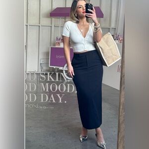 Express Editor High Waisted Maxi Skirt Sz.6